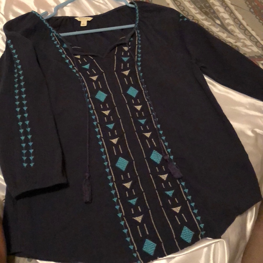 Long sleeve blouse